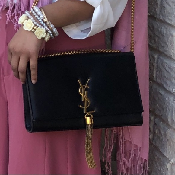YSL clutch golden chain crossbody - Picture 3 of 7